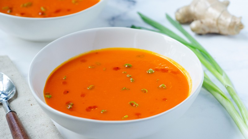 Low Fat Creamy Carrot Soup