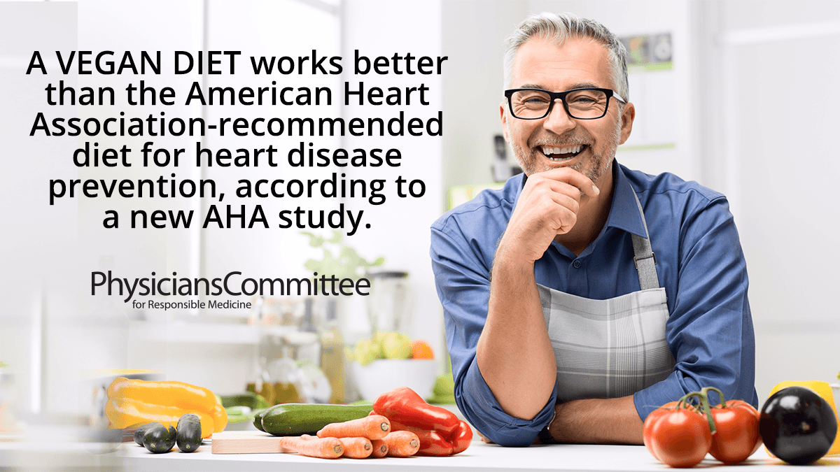 Vegan diet better than AHA diet for heart disease prevention