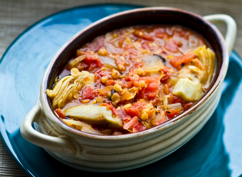 Lentil Artichoke Stew