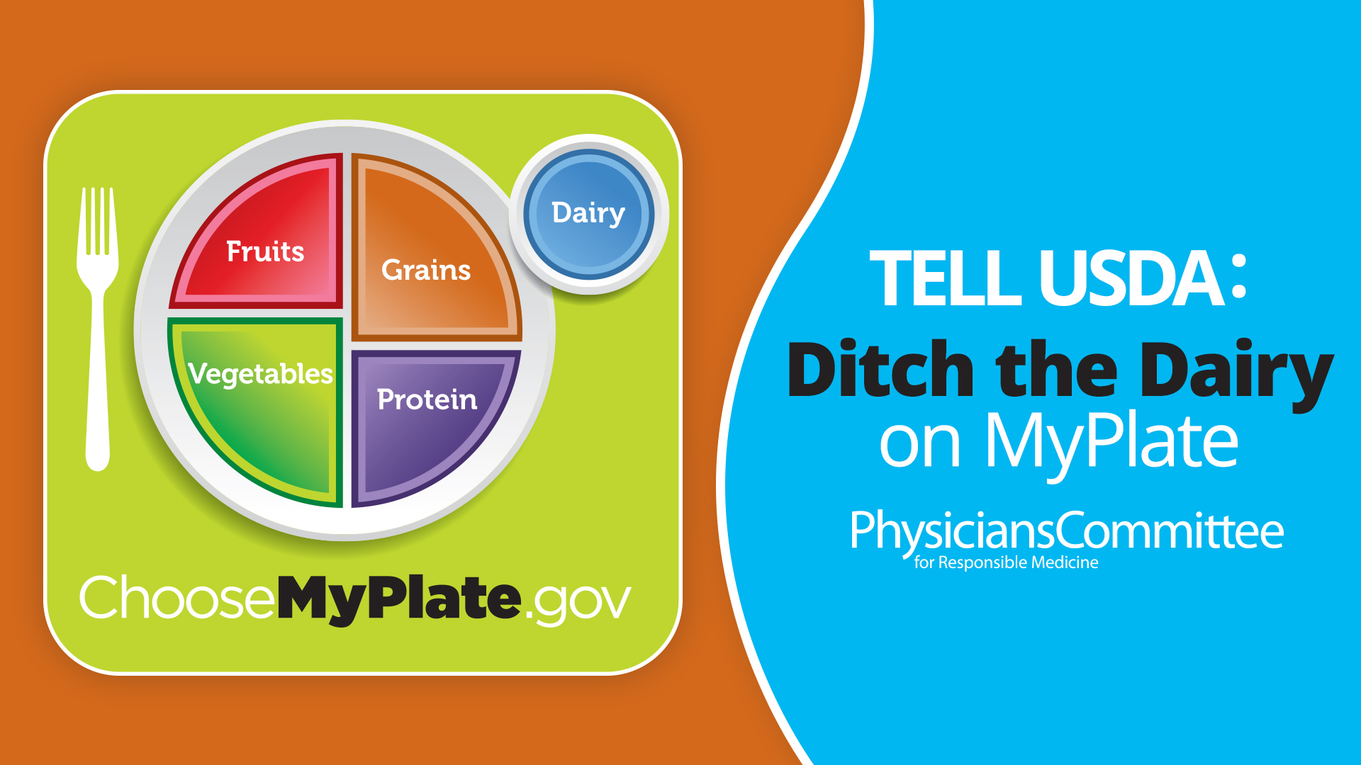 Doctors Group Calls for Dairy-Free MyPlate Ahead of June 2 Anniversary