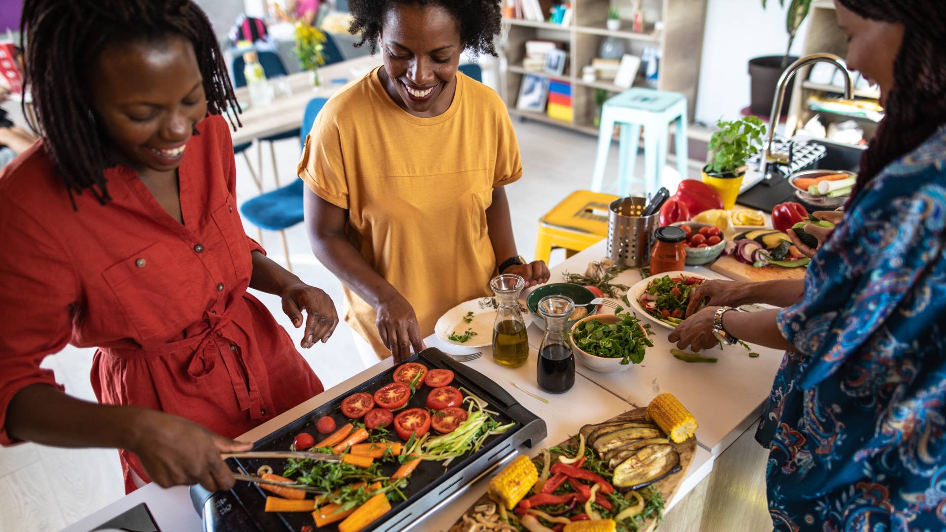 grilling veggies