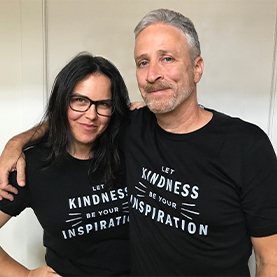 Tracey and Jon Stewart