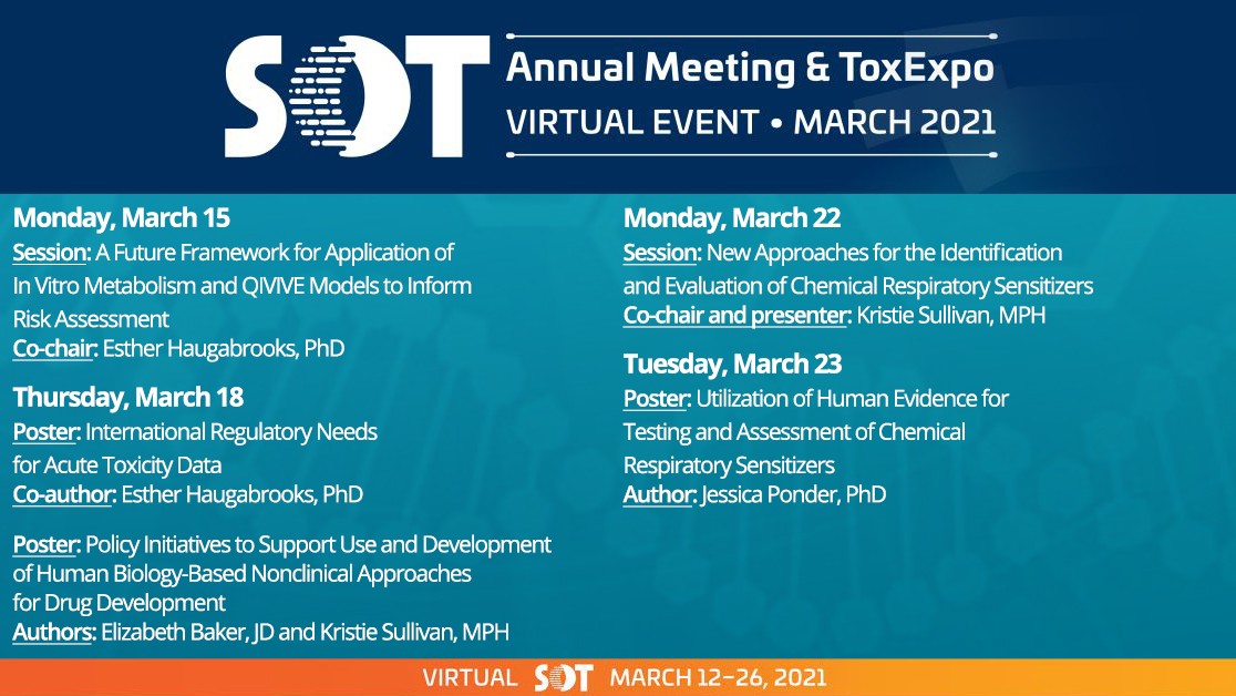 Physicians Committee Scientists to Present at 2021 Society of Toxicology Meeting 