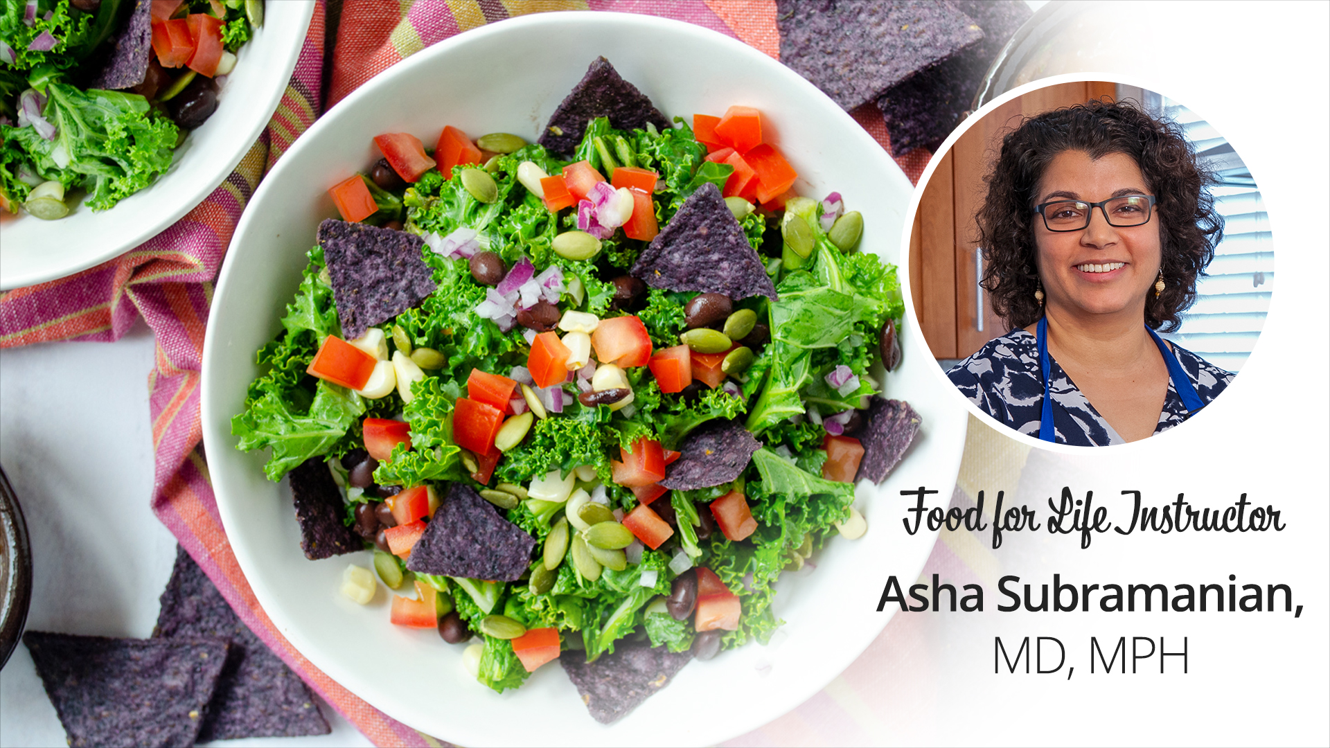 Mexican Kale and Blue Corn Salad