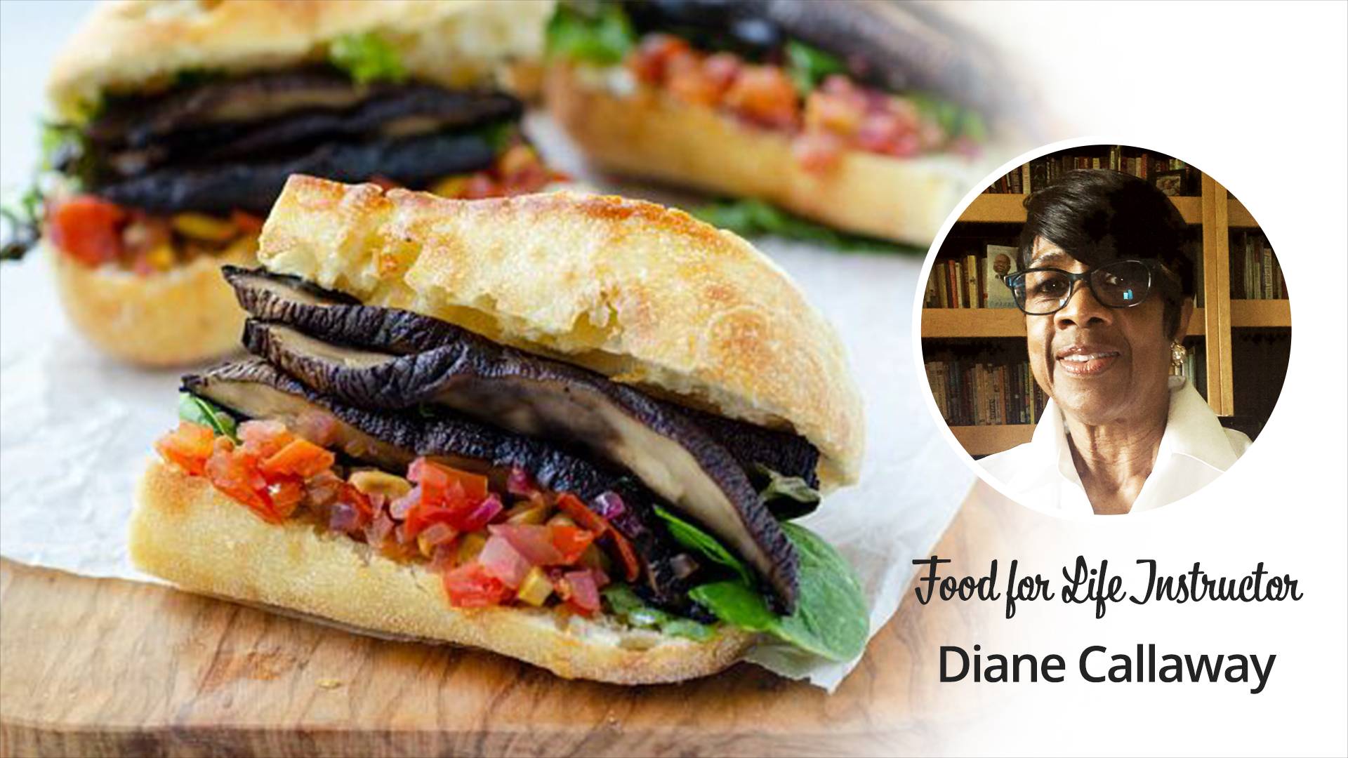 Grilled Portobello Mushroom Hoagie