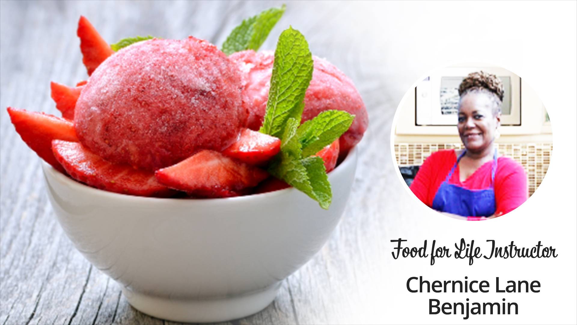 Vanilla Berry Sorbet