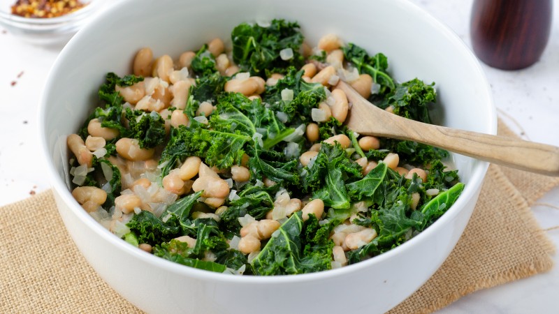 White Beans and Greens