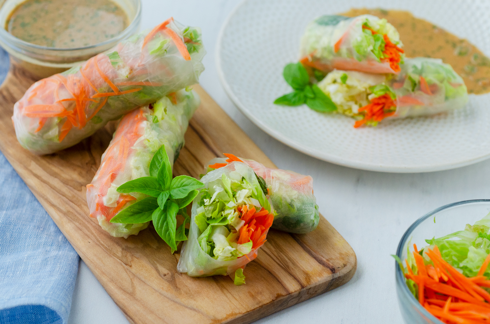 Thai No-Fry Spring Rolls