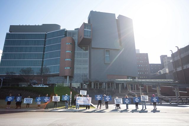 Protest at the University of Cincinnati