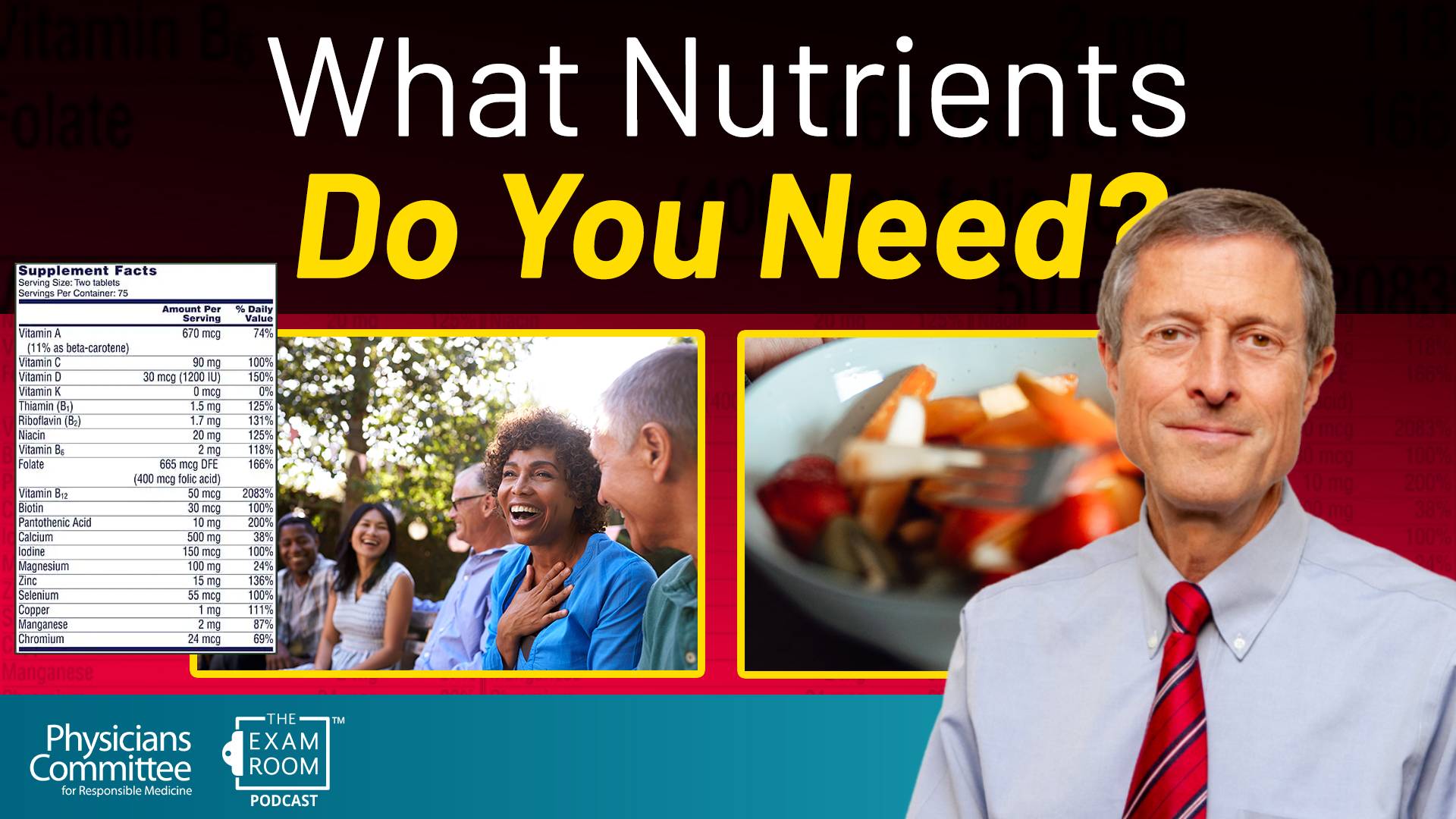 Eating to Age Well: Nutrient Needs | Dr. Neal Barnard Live Q&A