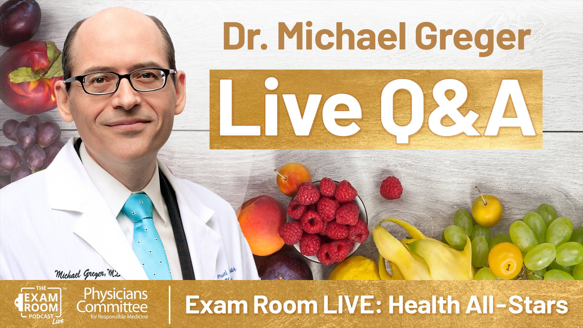 A Dozen Ideas for Health with Dr. Michael Greger | Health All-Stars Series