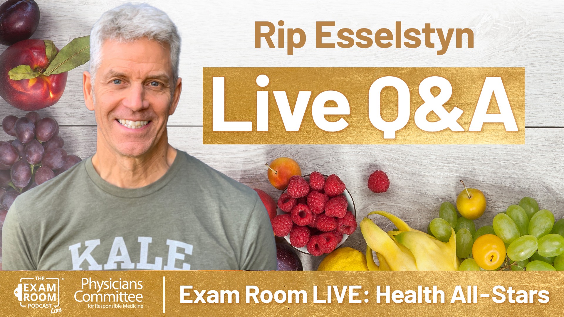 No Meat. No Man Card? Not True, Dude! with Rip Esselstyn | Health All-Stars Series