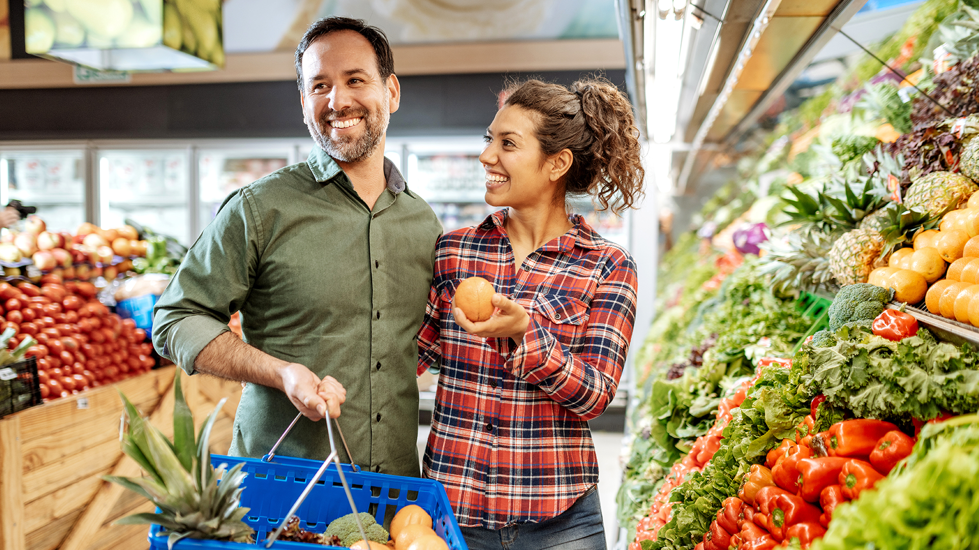 Buying vegan food