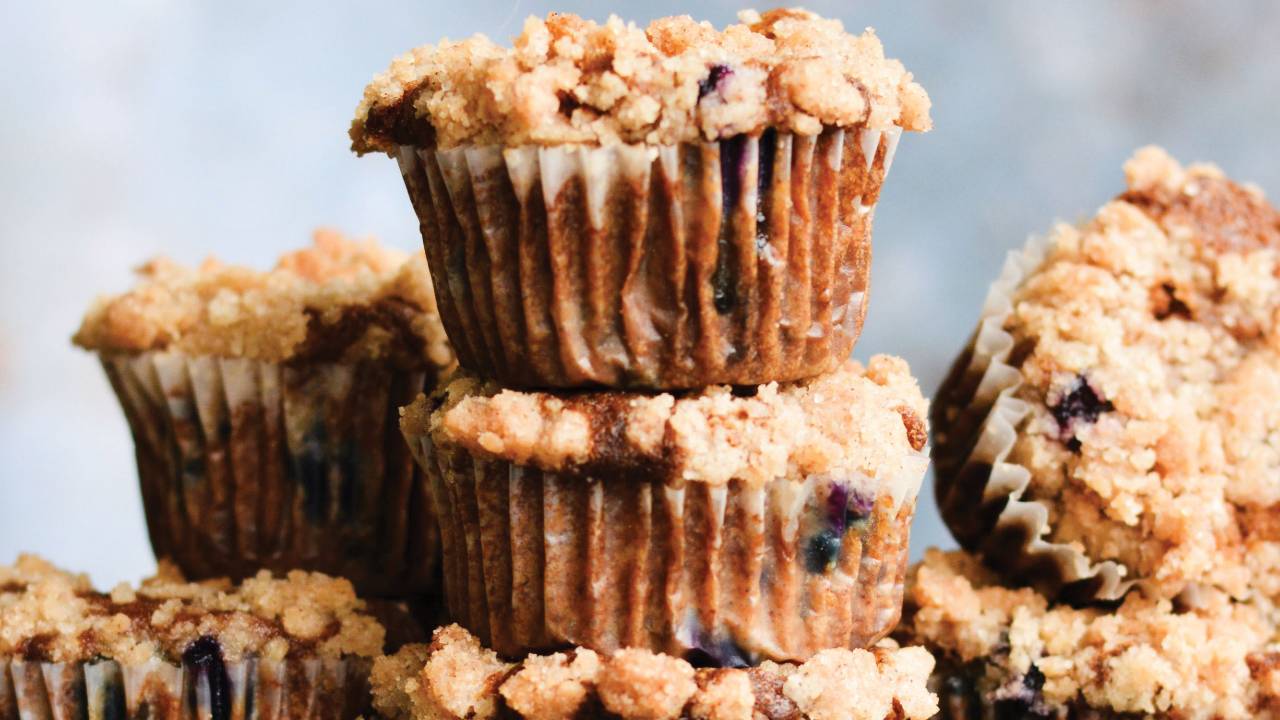 Blueberry Crumble Muffins