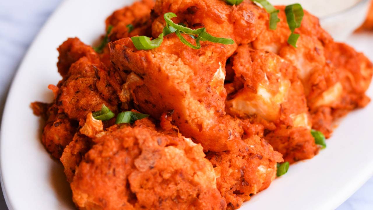 Buffalo Cauliflower Bites