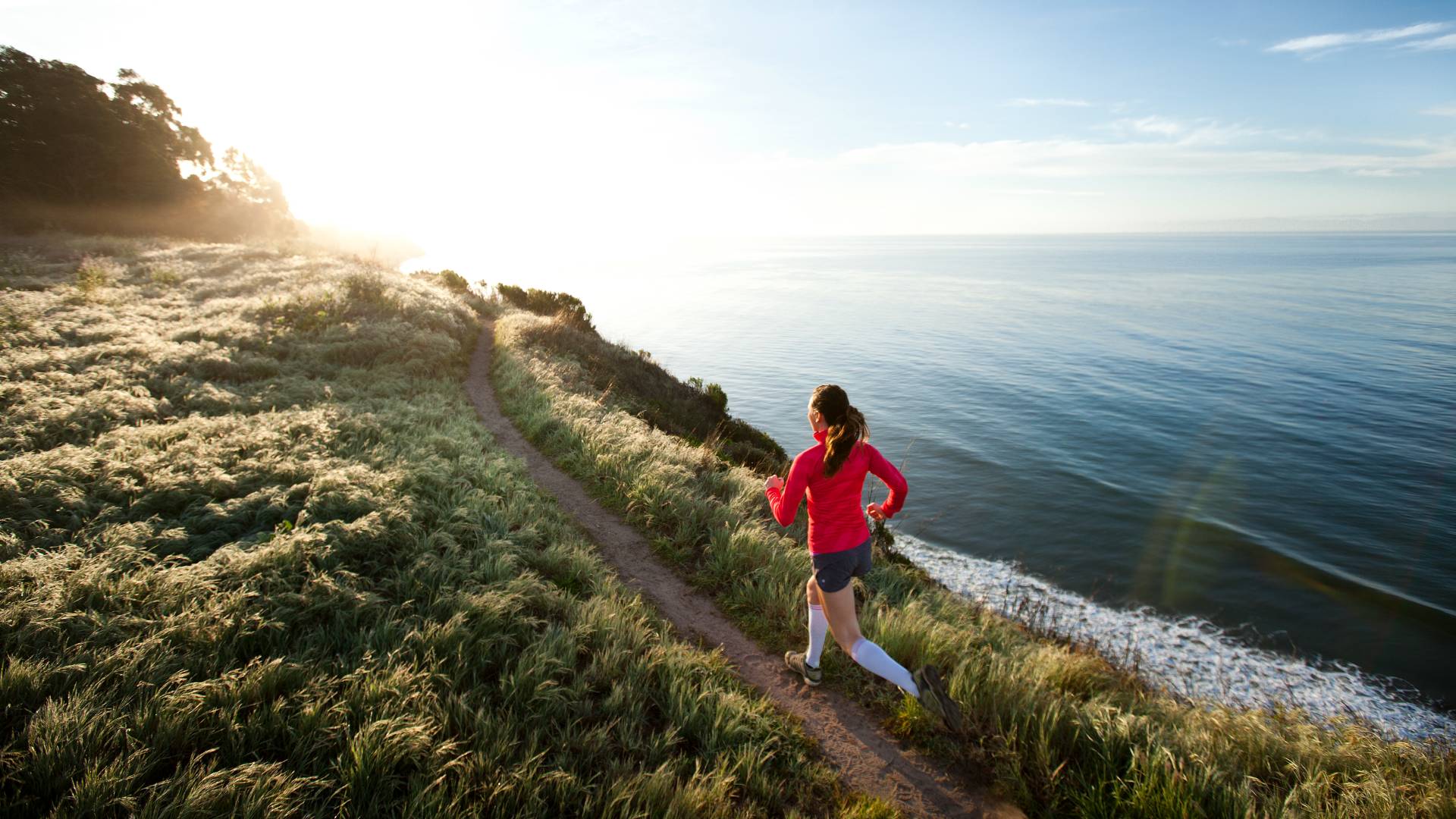 woman running