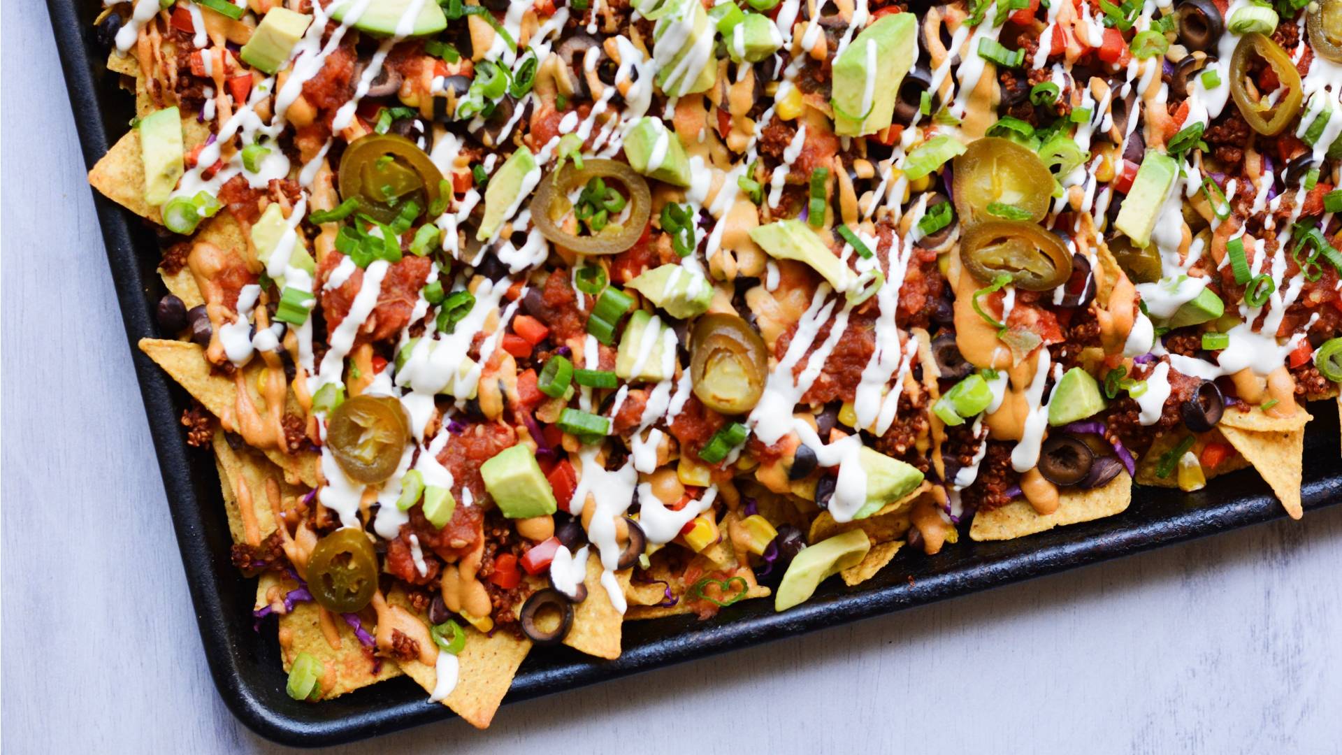 Loaded Sheet Pan Nachos