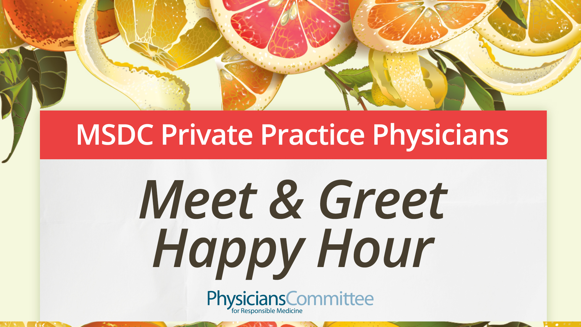 MSDC Meet and Greet Happy Hour