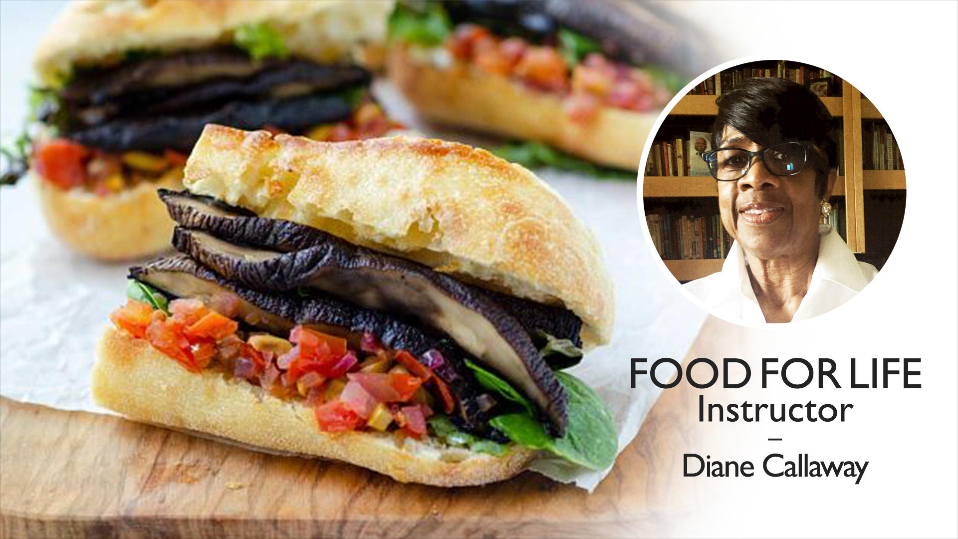 Grilled Portobello Mushroom Hoagie