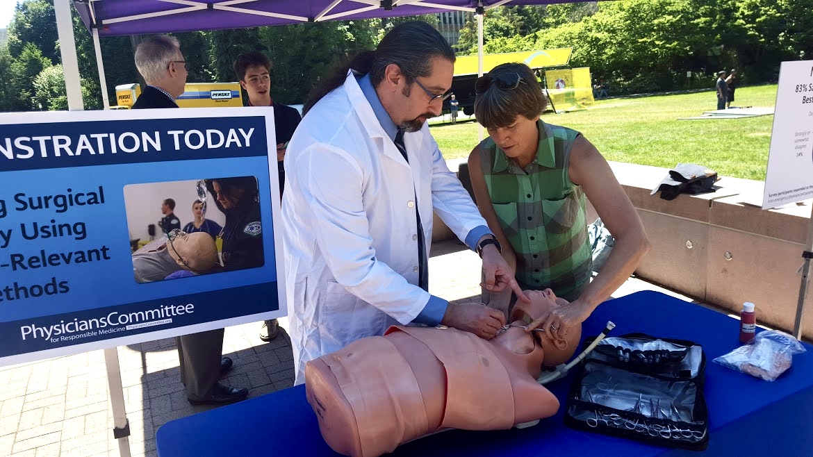 TraumaMan Simulation Demonstration at the University of Washington, 2016