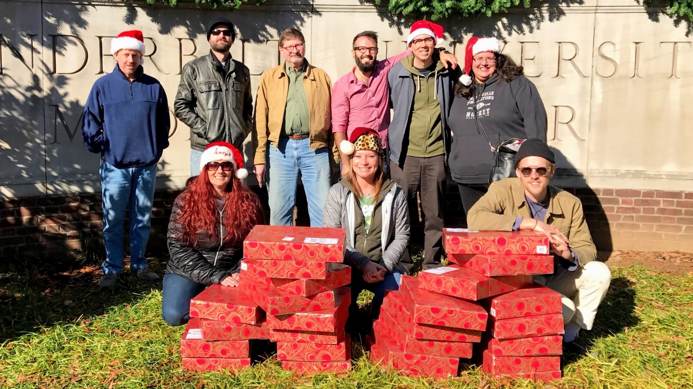 Holiday-themed Petition Delivery at Vanderbilt University, 2016