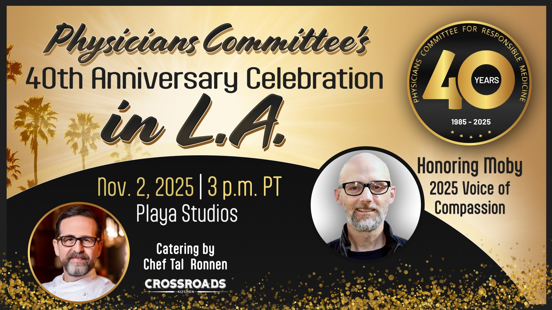 PCRM 40th Anniversary Event in L.A.