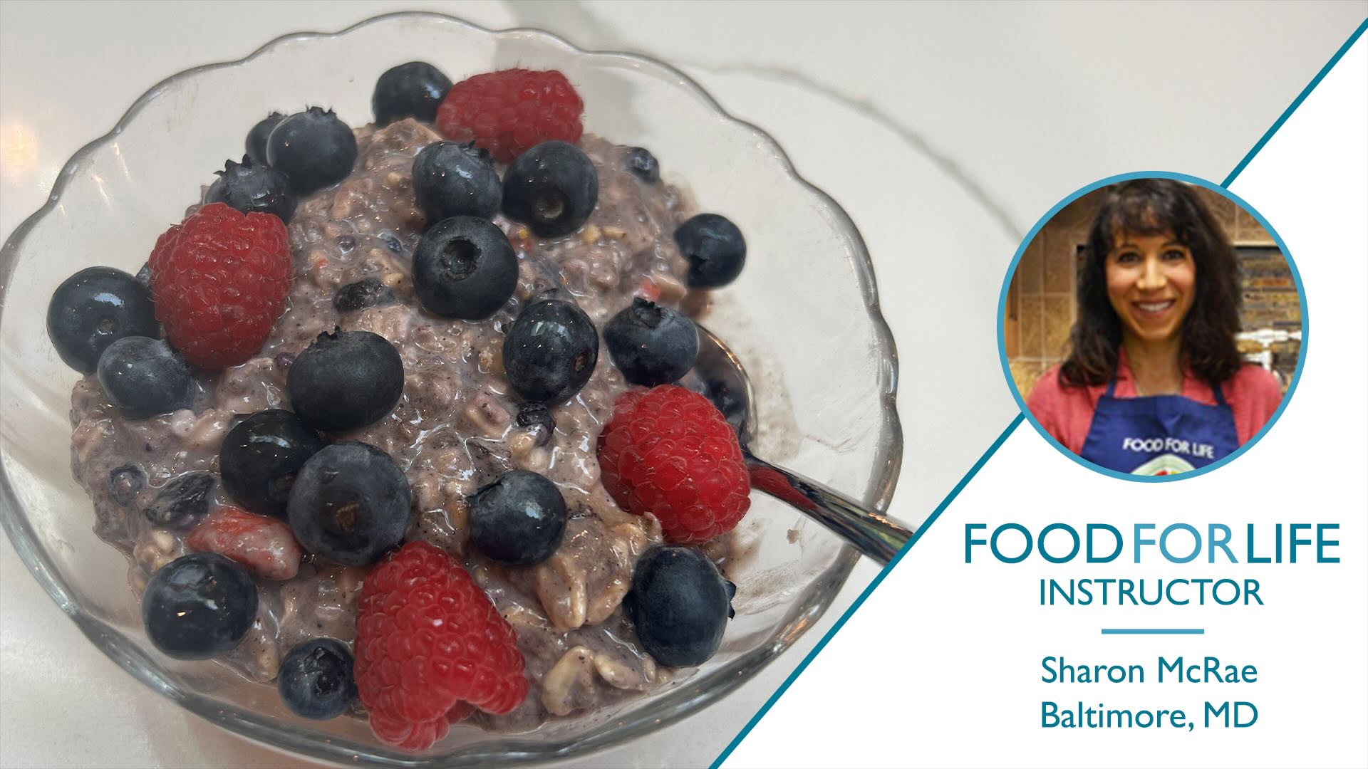 Recipe courtesy of Sharon McRae (adapted from Chef AJ's Overnight Muesli)