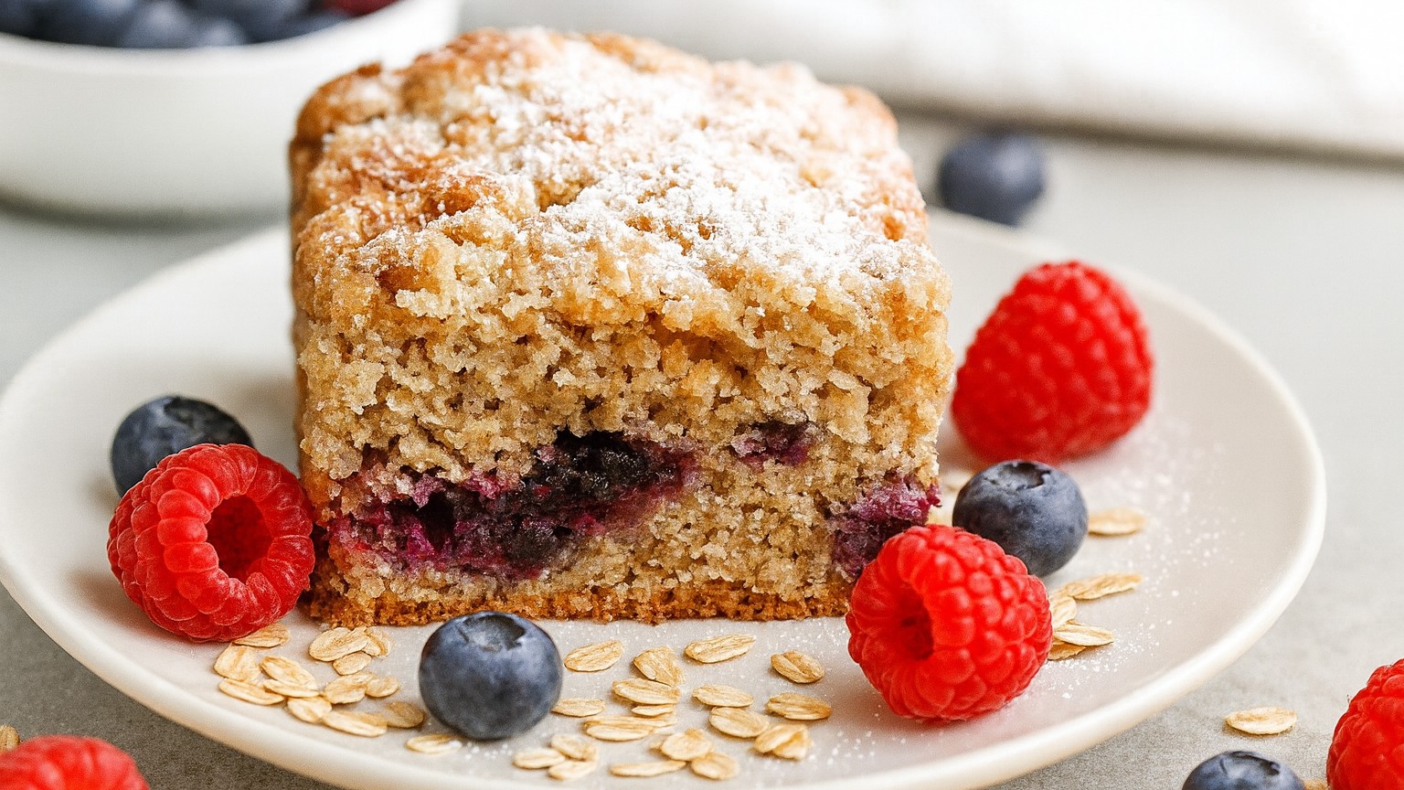 Berry Oat Cake
