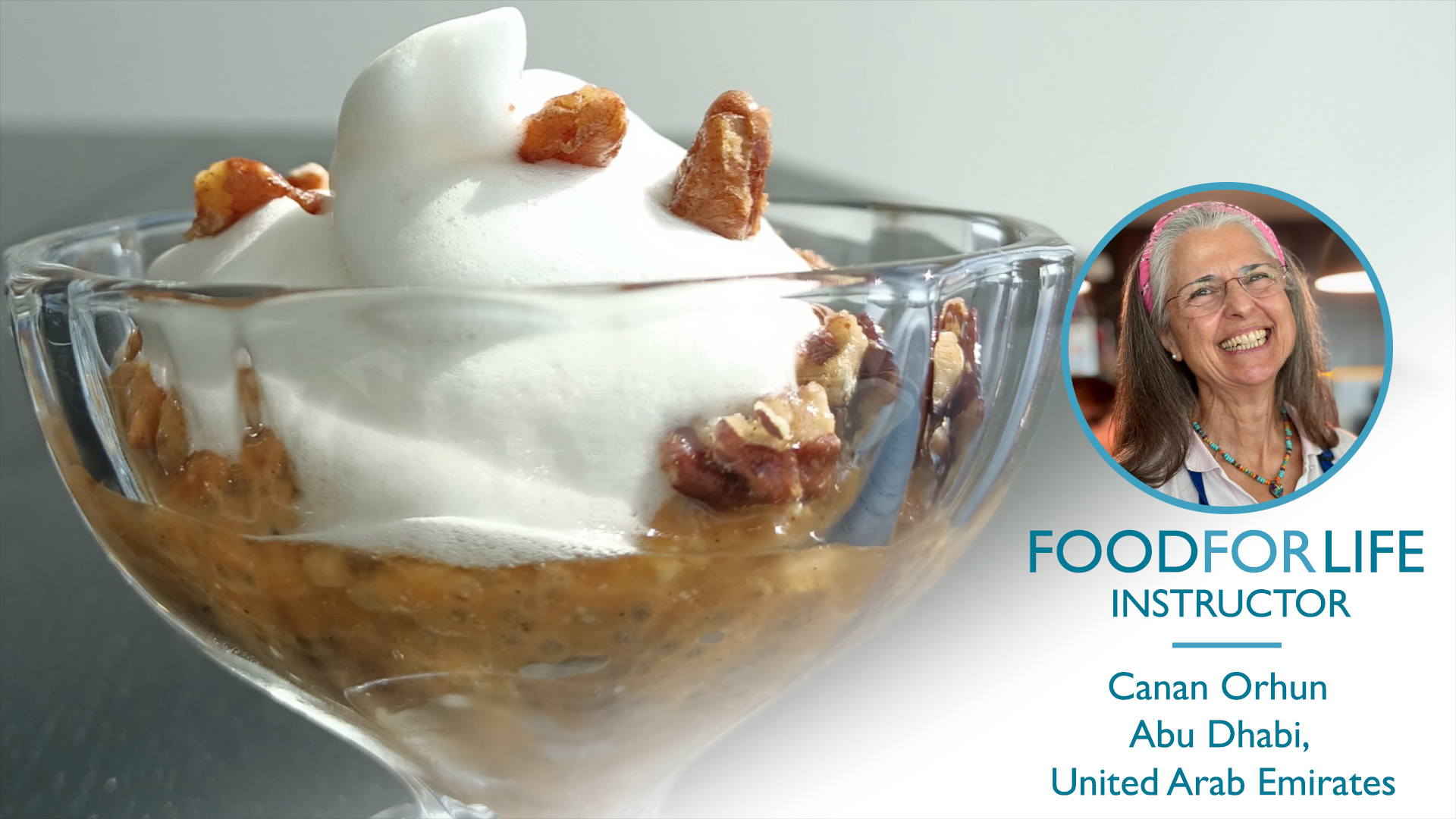 Pumpkin Spice Pudding with Caramelized Pecans