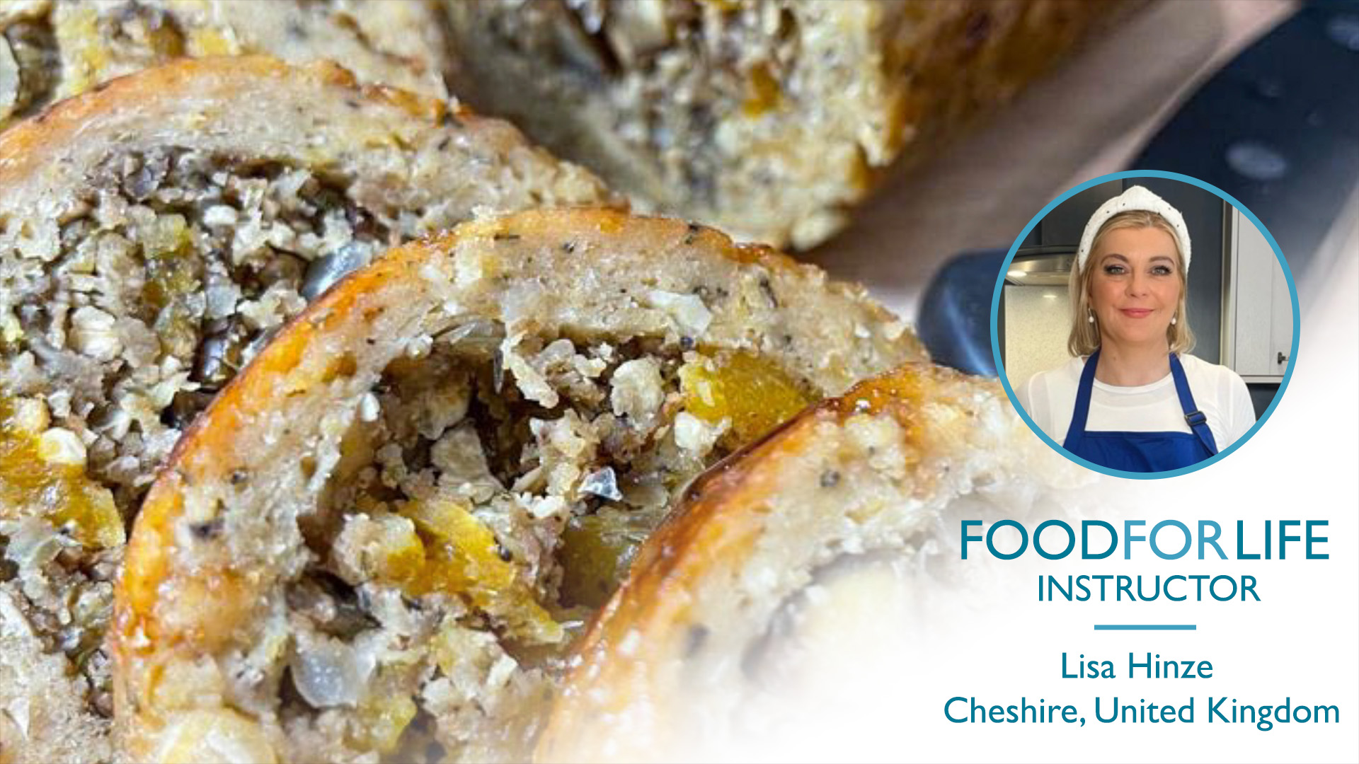 Festive Cranberry and Chestnut No-Turkey Roll