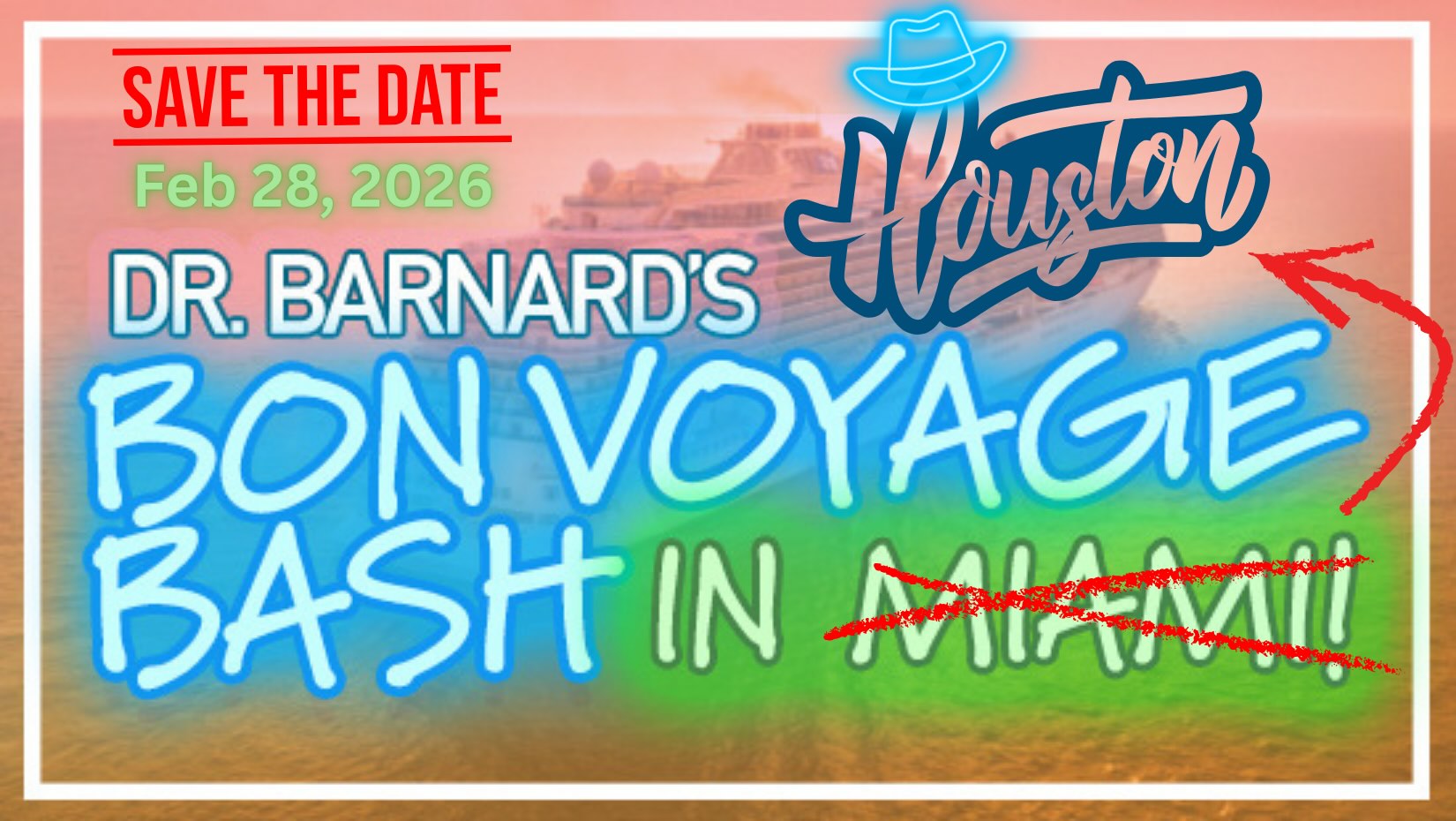 Dr. Barnard’s Bon Voyage Bash: Houston!