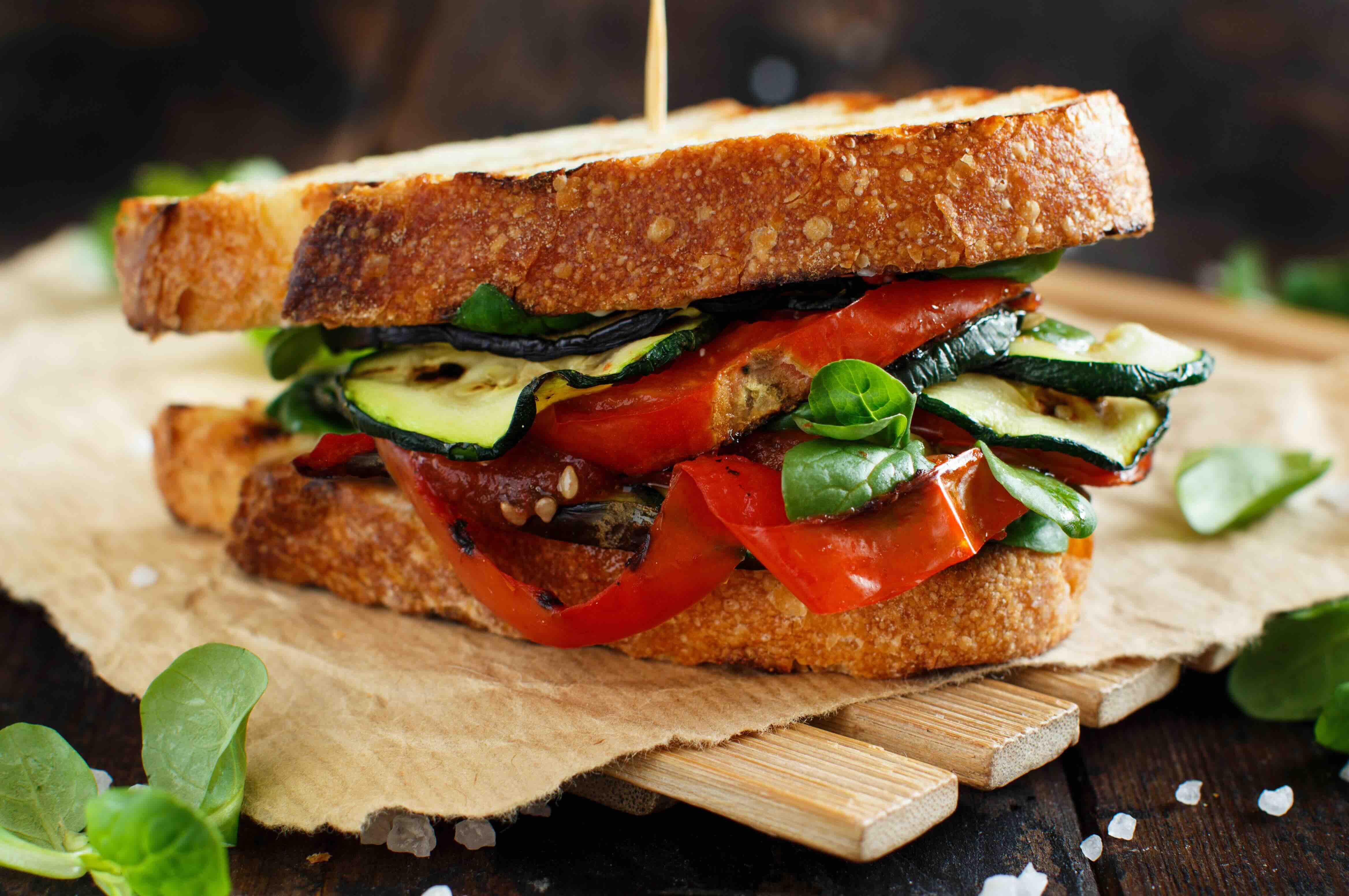 Balsamic Zucchini Sandwich