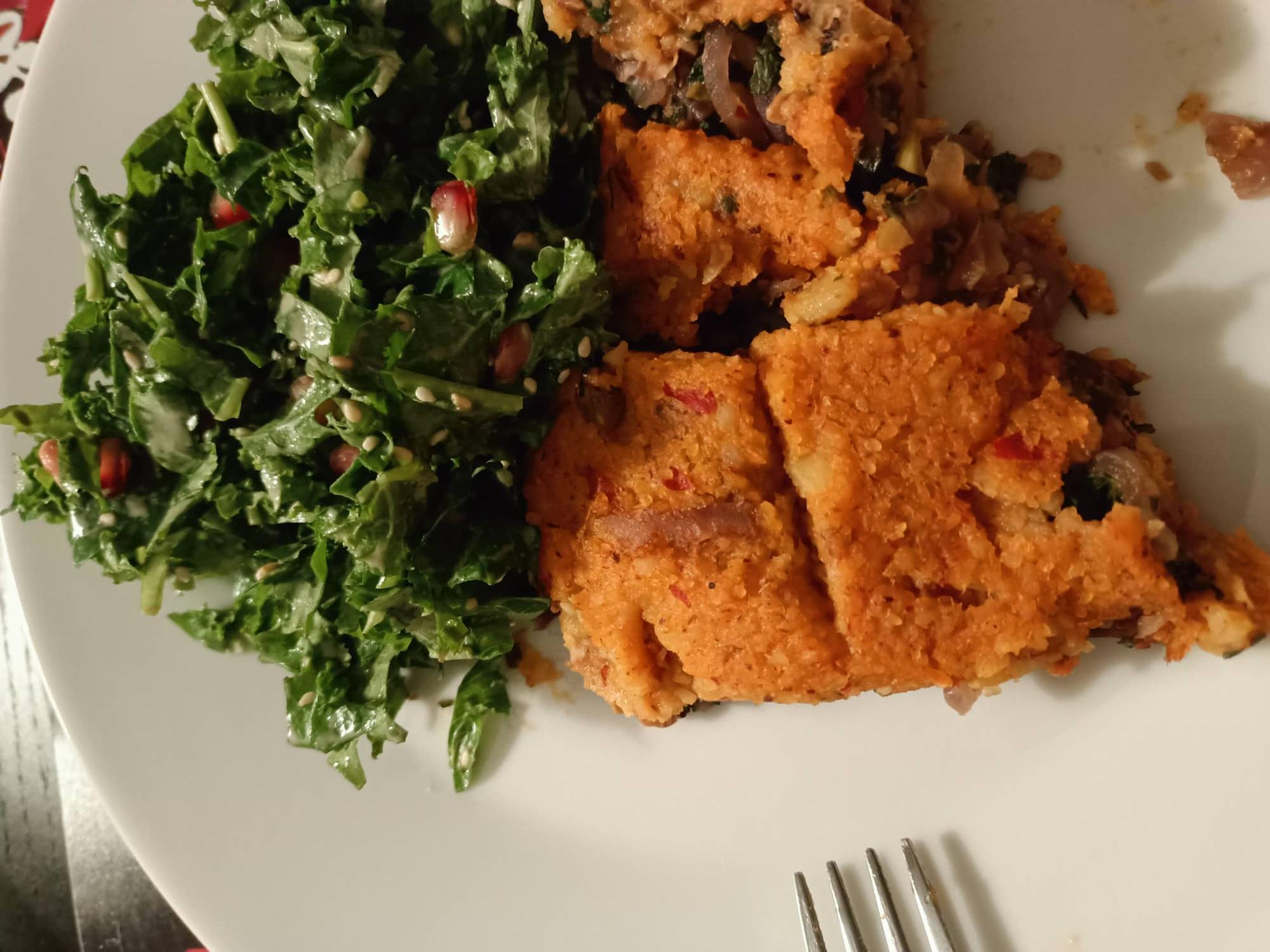 Kibbeh and Salad