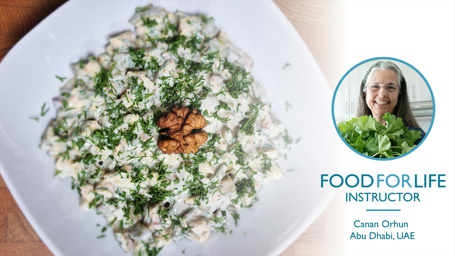 Zucchini Salad (or Meze) With Yogurt