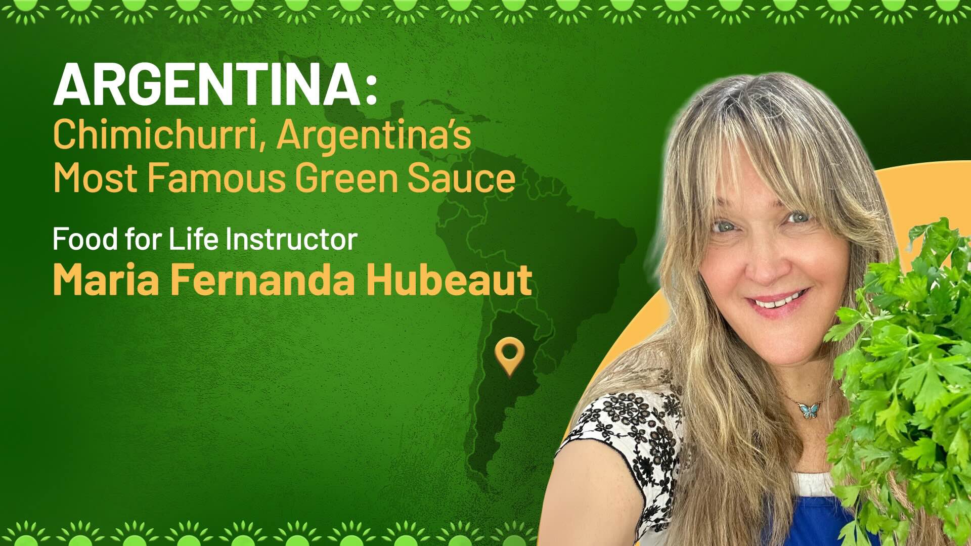 Argentina: Argentina’s Most Famous Green Sauce by Maria Fernanda Hubeaut