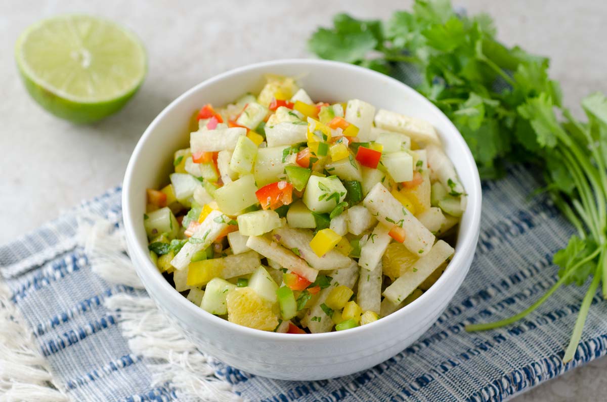Ensalada de jícama