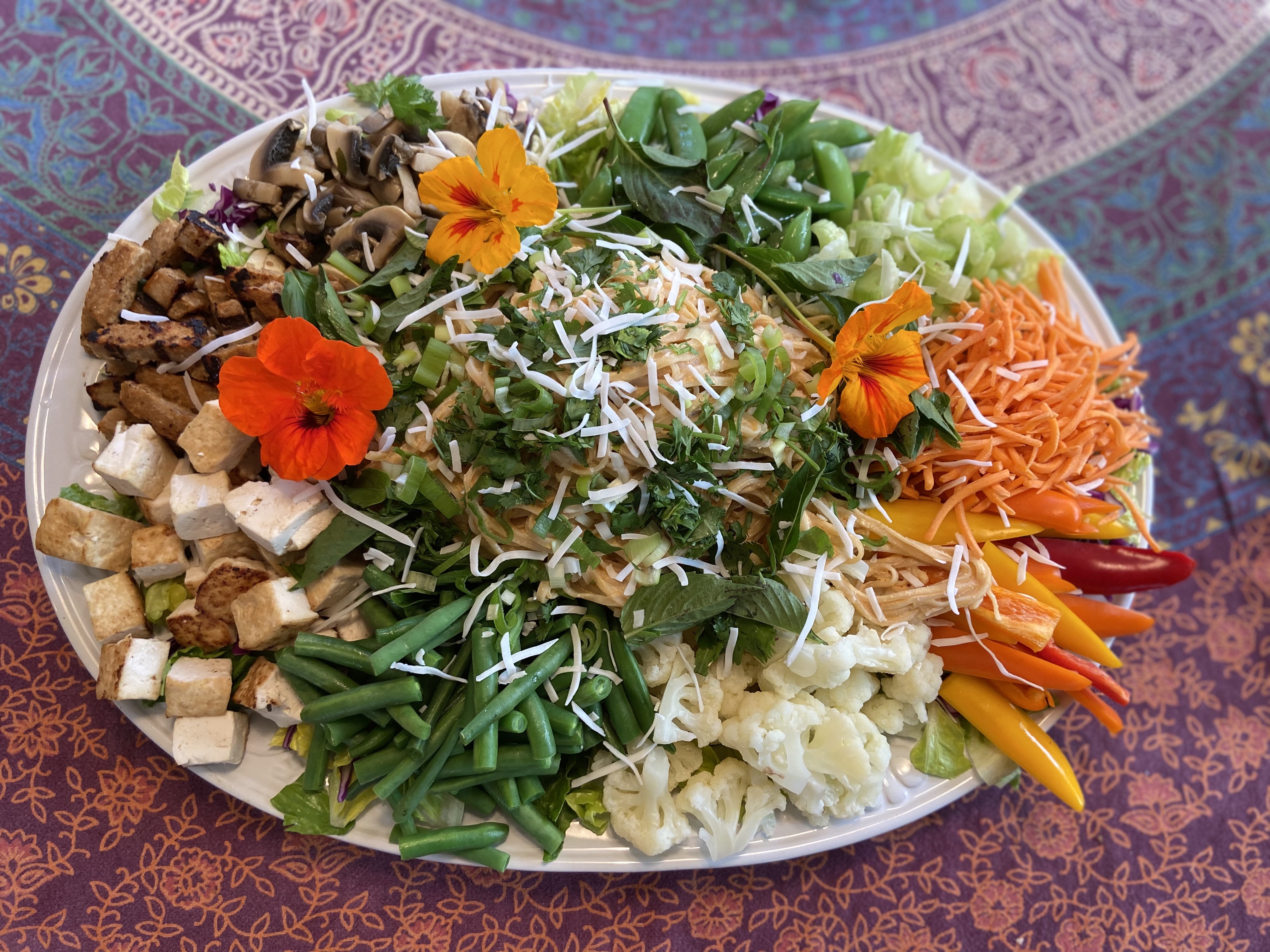plate of plant-based food
