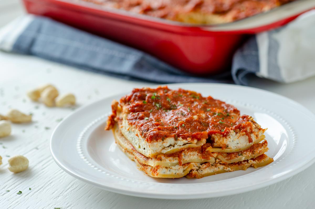 Lasagna With Cashew Tofu Ricotta