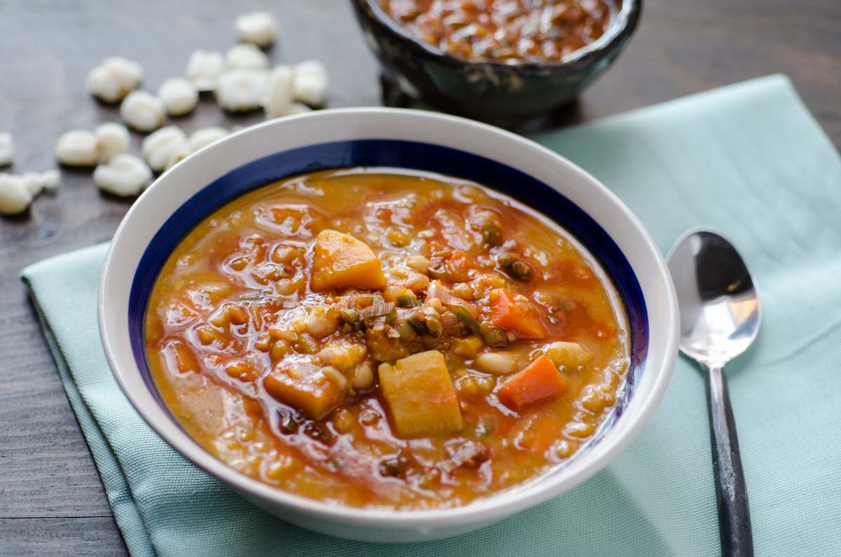 Locro vegetariano