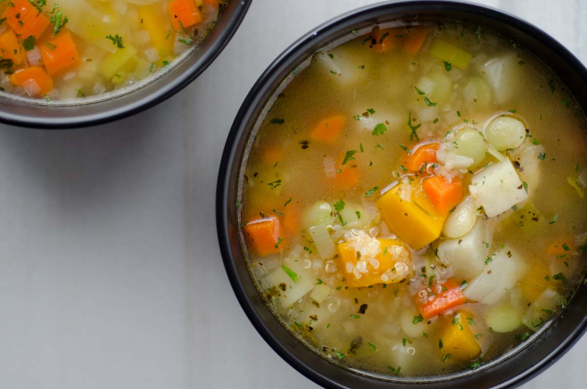 Arriba 64+ imagen receta de sopa de quinoa