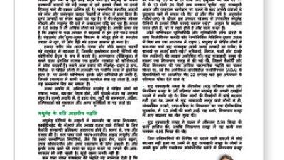 Blood Sugar Patient Diet Chart In Hindi