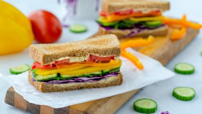 rainbow sandwich