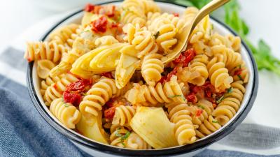 Fusilli with Artichokes