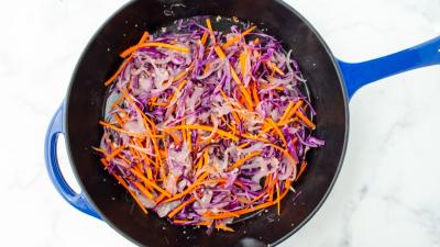 rainbow noodles - cabbage