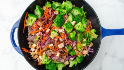 rainbow noodles - broccoli